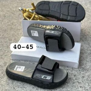 Sporty Slides with Adjustable Strap