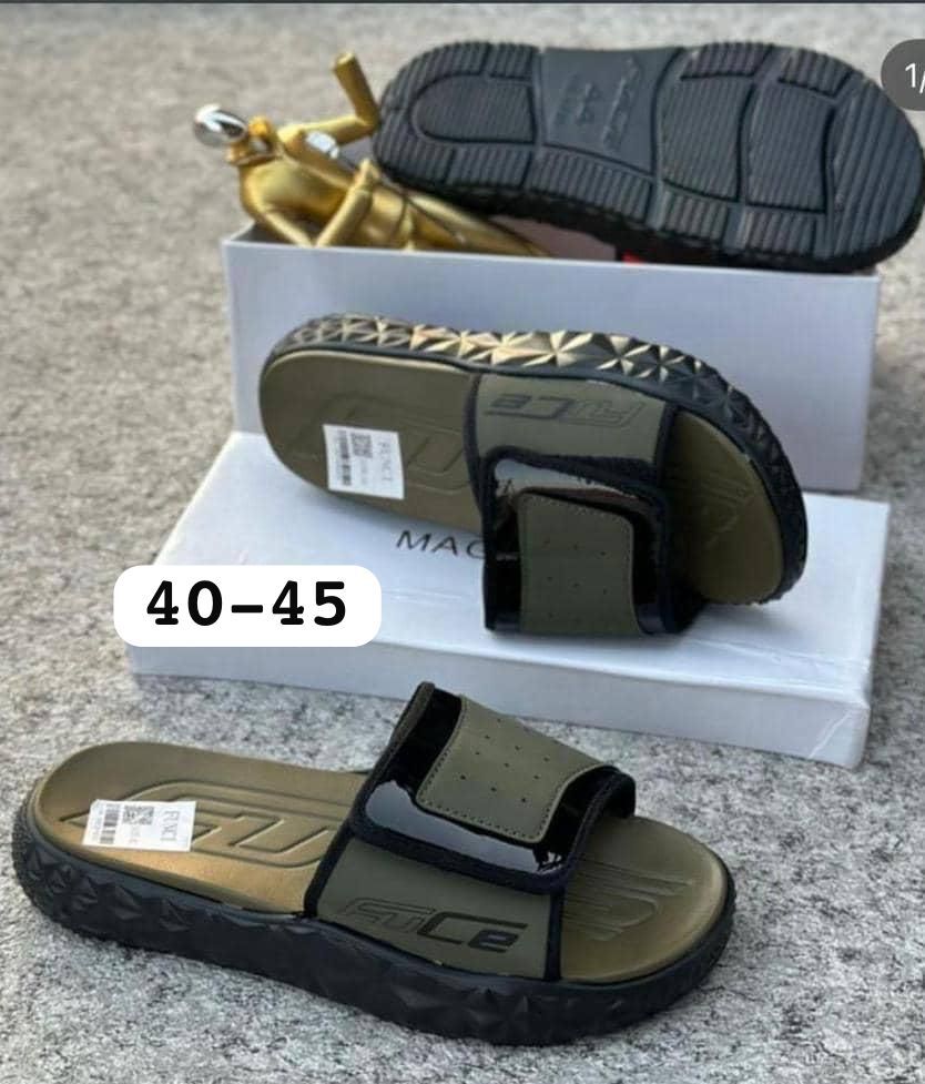 Sporty Slides with Adjustable Strap